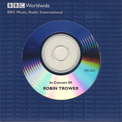 Robin Trower In Concert 89 CD album (CDLP) UK RTRCDIN369078