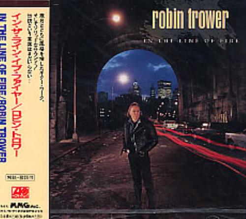 Robin Trower In The Line Of Fire CD album (CDLP) Japanese RTRCDIN197169