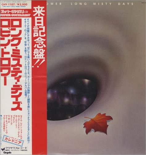 Robin Trower Long Misty Days + Ticket vinyl LP album (LP record) Japanese RTRLPLO389113