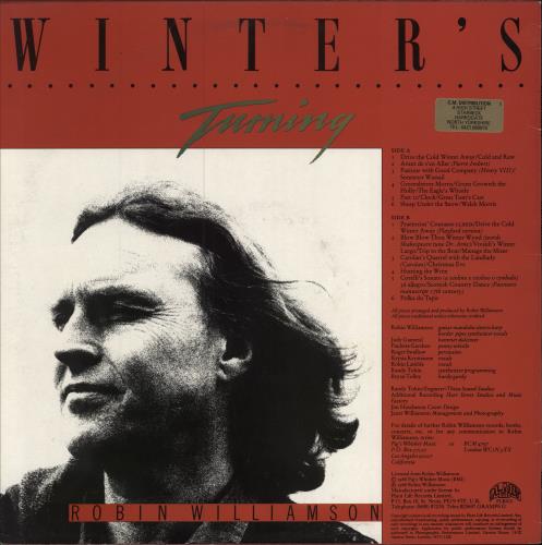 Robin Williamson Winter's Turning vinyl LP album (LP record) UK WLSLPWI782274