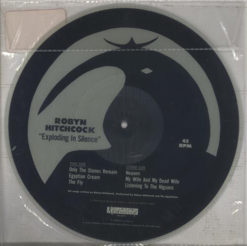 Robyn Hitchcock Exploding In Silence picture disc LP (vinyl picture disc album) UK RHIPDEX361187