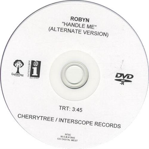 Robyn Handle Me promo DVD-R US RYNDRHA442622