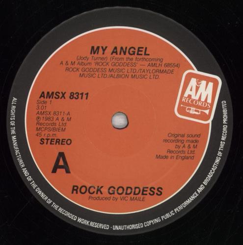 Rock Goddess My Angel 12" vinyl single (12 inch record / Maxi-single) UK RGO12MY724236