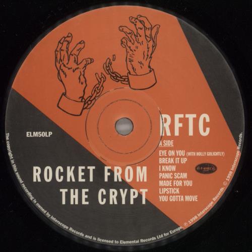 Rocket From The Crypt RFTC vinyl LP album (LP record) UK RFCLPRF396967