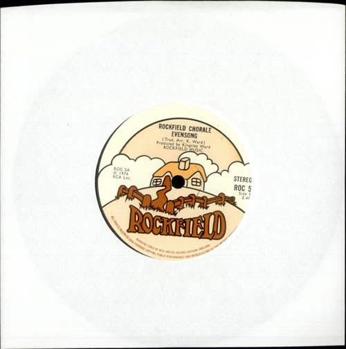 Rockfield Chorale Evensong 7" vinyl single (7 inch record / 45) UK RT607EV503902