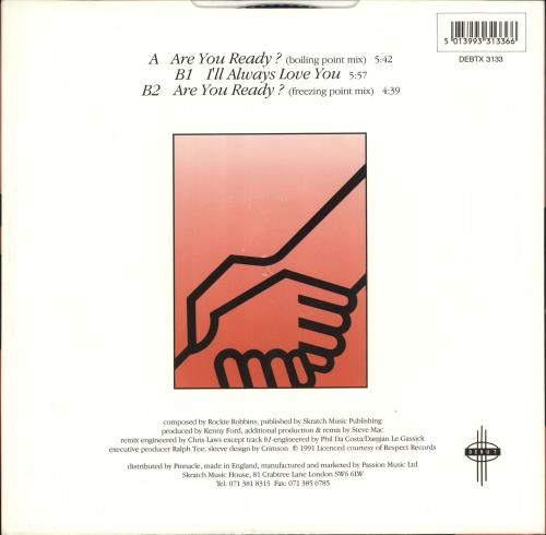 Rockie Robbins Are You Ready 12" vinyl single (12 inch record / Maxi-single) UK YOD12AR723720