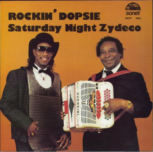 Rockin' Dopsie & The Twisters Saturday Night Zydeco vinyl LP album (LP record) UK RTQLPSA815688