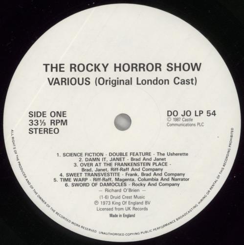 Rocky Horror The Rocky Horror Show vinyl LP album (LP record) UK KYHLPTH751560