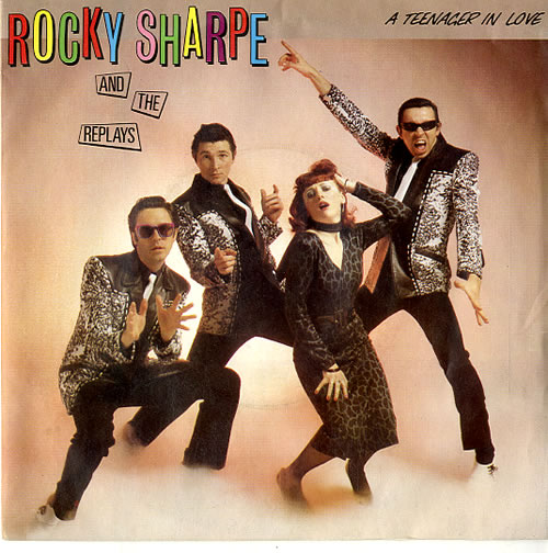 Rocky Sharpe & The Replays A Teenager In Love 7" vinyl single (7 inch record / 45) UK RKC07AT589020