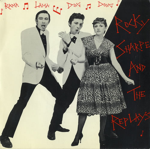 Rocky Sharpe & The Replays Rama Lama Ding Dong - P/S 7" vinyl single (7 inch record / 45) UK RKC07RA511831