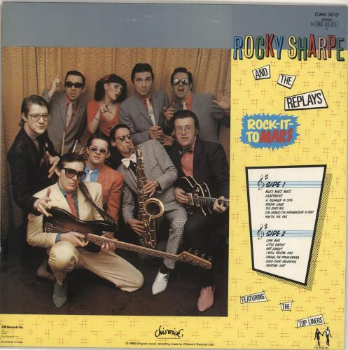 Rocky Sharpe & The Replays Rock It To Mars vinyl LP album (LP record) UK RKCLPRO690611