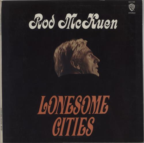 Rod McKuen Lonesome Cities vinyl LP album (LP record) UK RMQLPLO661435