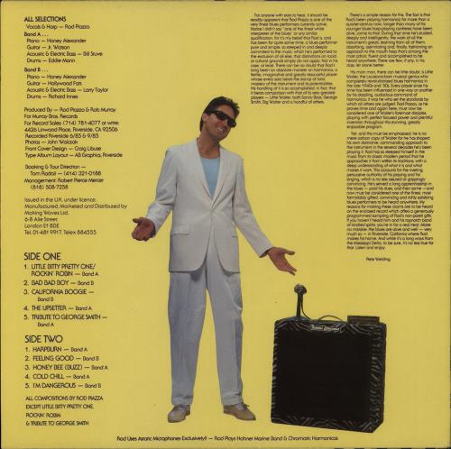 Rod Piazza Harpburn vinyl LP album (LP record) UK R2ELPHA893242