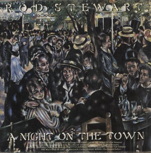 Rod Stewart A Night On The Town vinyl LP album (LP record) US RODLPAN290812