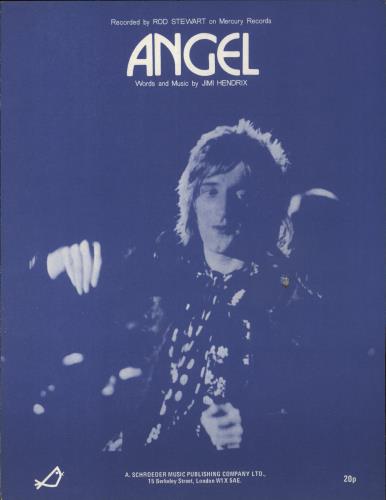 Rod Stewart Angel sheet music UK RODSMAN850268
