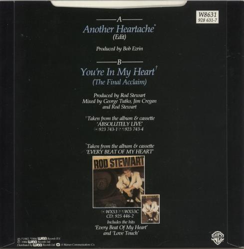 Rod Stewart Another Heartache 7" vinyl single (7 inch record / 45) UK ROD07AN193615