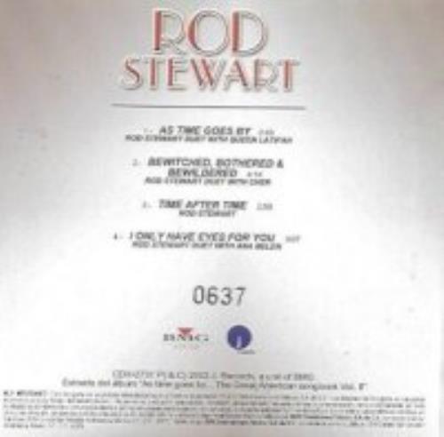 Rod Stewart As Time Goes By CD single (CD5 / 5") Mexican RODC5AS281530