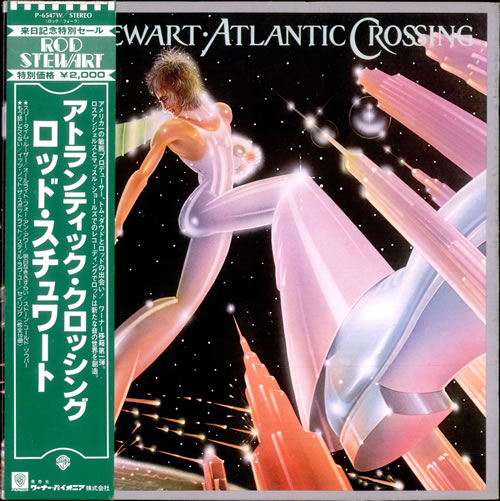Rod Stewart Atlantic Crossing vinyl LP album (LP record) Japanese RODLPAT227290