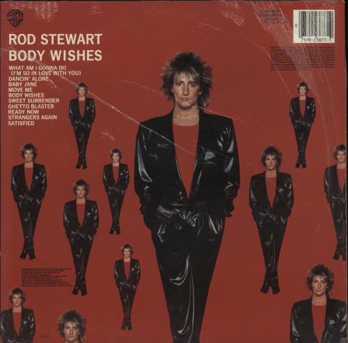 Rod Stewart Body Wishes - Shrink vinyl LP album (LP record) German RODLPBO867684