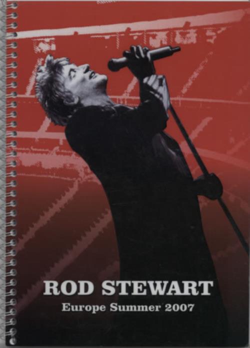 Rod Stewart Europe Summer 2007 Itinerary UK RODITEU613901