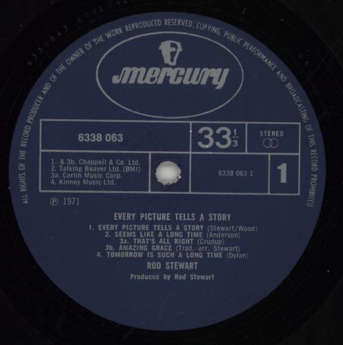 Rod Stewart Every Picture Tells A Story - 2nd vinyl LP album (LP record) UK RODLPEV606321