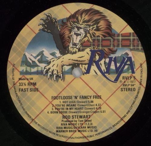 Rod Stewart Foot Loose & Fancy Free + Booklet vinyl LP album (LP record) UK RODLPFO290816