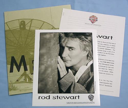 Rod Stewart If We Fall In Love Tonight media press pack US RODPPIF82175
