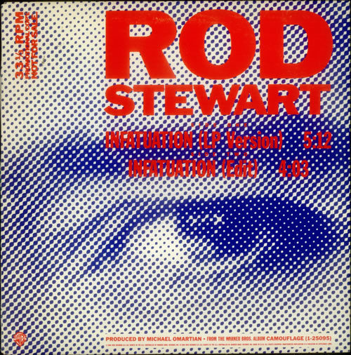 Rod Stewart Infatuation 12" vinyl single (12 inch record / Maxi-single) US ROD12IN74522