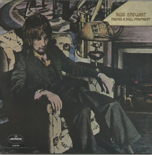 Rod Stewart Never A Dull Moment vinyl LP album (LP record) New Zealand RODLPNE620425