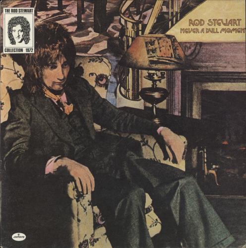 Rod Stewart Never A Dull Moment vinyl LP album (LP record) Dutch RODLPNE797270