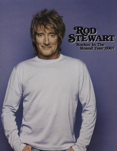 Rod Stewart Rockin' In The Round Tour 2007 + Ticket Stub tour programme UK RODTRRO758752