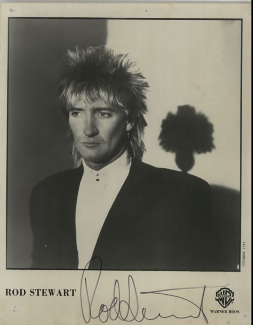 Rod Stewart Signed Photo photograph UK RODPHSI79694