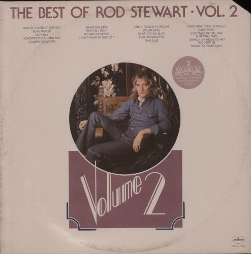 Rod Stewart The Best Of Rod Stewart Volume 2  - Deletion cut 2-LP vinyl record set (Double LP Album) US ROD2LTH882018