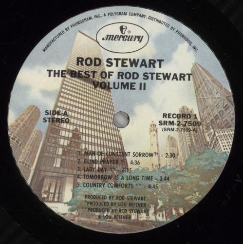 Rod Stewart The Best Of Rod Stewart Volume 2  - Deletion cut 2-LP vinyl record set (Double LP Album) US ROD2LTH882018