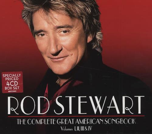 Rod Stewart The Great American Songbook 4-CD album set UK ROD4CTH405433