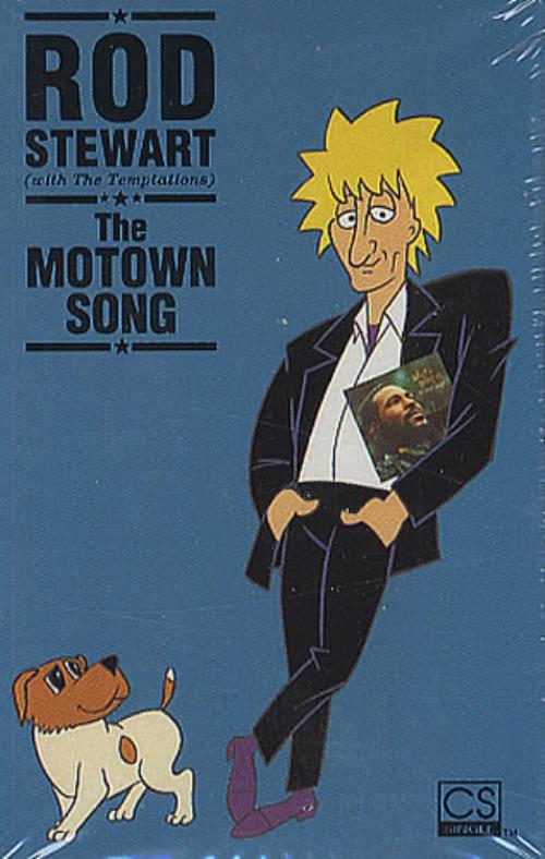 Rod Stewart The Motown Song cassette single US RODCSTH182221