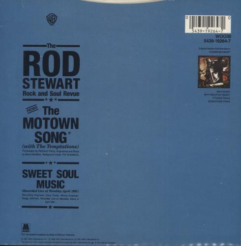 Rod Stewart The Motown Song 7" vinyl single (7 inch record / 45) UK ROD07TH49353