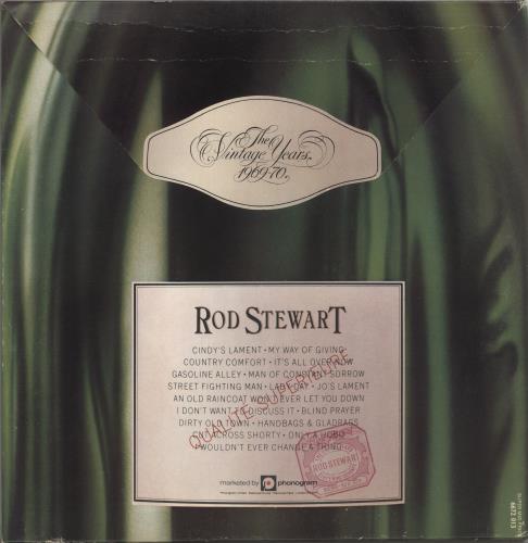 Rod Stewart The Vintage Years 1969-70 - EX 2-LP vinyl record set (Double LP Album) UK ROD2LTH654893