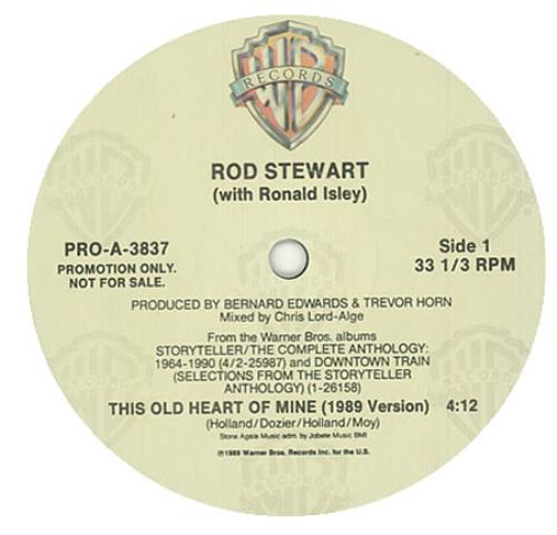 Rod Stewart This Old Heart Of Mine 89 12" vinyl single (12 inch record / Maxi-single) US ROD12TH13626