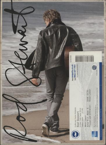Rod Stewart Time + Ticket Stub tour programme UK RODTRTI758798