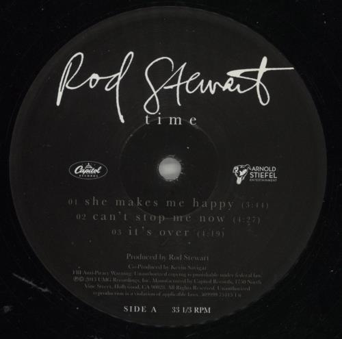 Rod Stewart Time 2-LP vinyl record set (Double LP Album) US ROD2LTI867756
