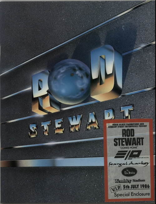 Rod Stewart Tour 1986-87 + ticket stubs tour programme UK RODTRTO209959