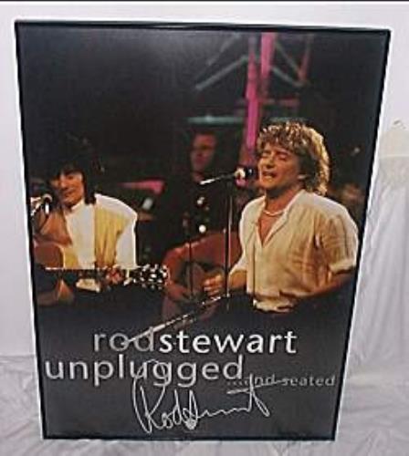 Rod Stewart Unplugged...And Seated - Autographed memorabilia UK RODMMUN159787