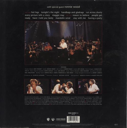 Rod Stewart Unplugged...And Seated - VG vinyl LP album (LP record) German RODLPUN880382