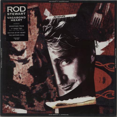 Rod Stewart Vagabond Heart - Hype stickered - EX vinyl LP album (LP record) UK RODLPVA757471