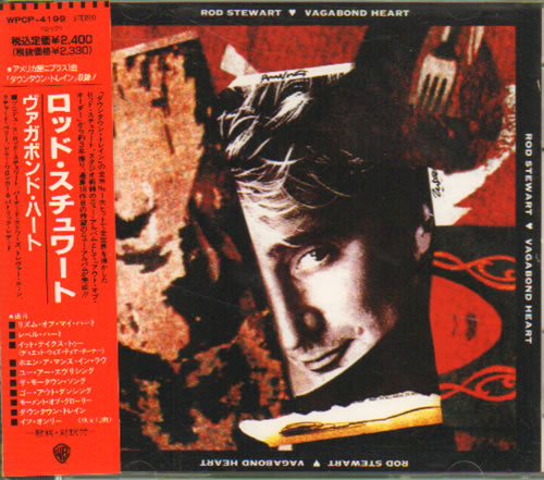 Rod Stewart Vagabond Heart CD album (CDLP) Japanese RODCDVA134630