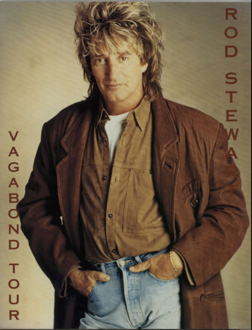 Rod Stewart Vagabond Tour + LP tour programme UK RODTRVA605474