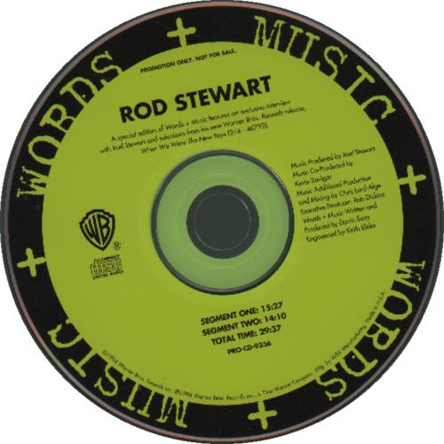 Rod Stewart Words + Music CD album (CDLP) US RODCDWO118232