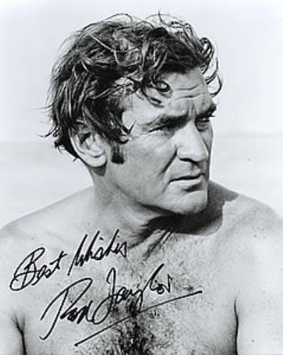 Rod Taylor Autographed Publicity Photograph photograph UK RT2PHAU260757