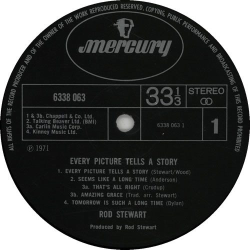 Rod Stewart Every Picture Tells A Story 1st UK vinyl LP album (LP record) (334795)